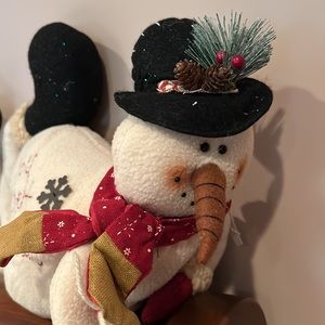 Super cute plush snowman!